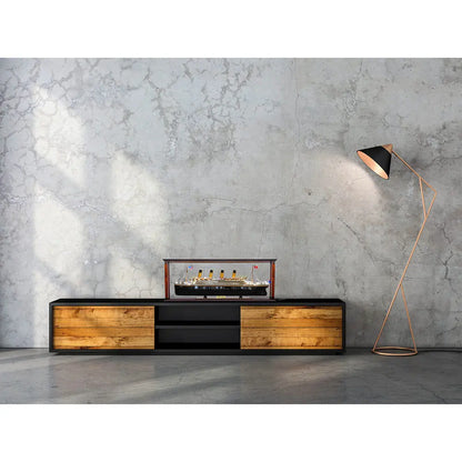 Display Case for Cruise Liner Midsize Classic Brown