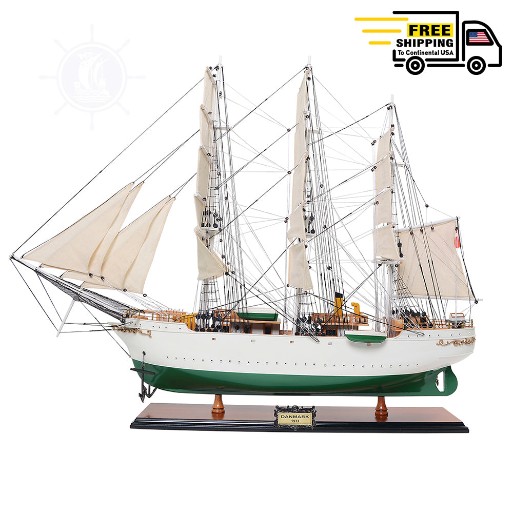 DANMARK MODEL SHIP | Museum-quality | Fully Assembled Wooden Ship Models