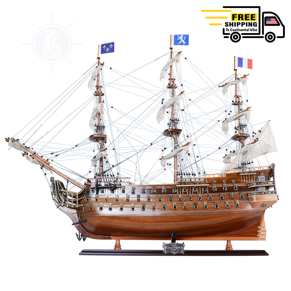 ROYAL LOUIS MODEL SHIP | Museum-quality | Fully Assembled Wooden Ship Models