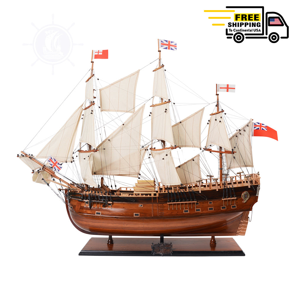 HMS ENDEAVOUR MODEL SHIP | Museum-quality | Fully Assembled Wooden Ship Models