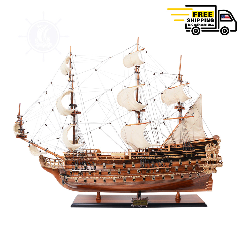 ST. ESPIRIT MODEL SHIP | Museum-quality | Fully Assembled Wooden Ship Models