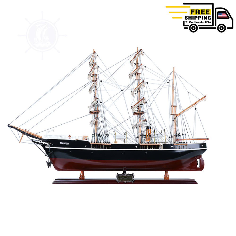 RRS DISCOVERY MODEL SHIP | Museum-quality | Fully Assembled Wooden Ship Models