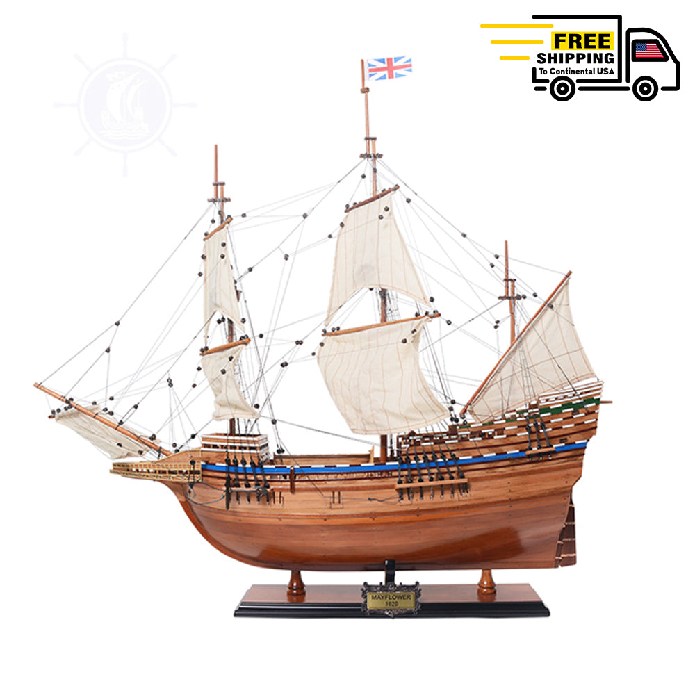 MAYFLOWER MODEL SHIP HIGH QUALITY | Museum-quality | Fully Assembled Wooden Ship Models