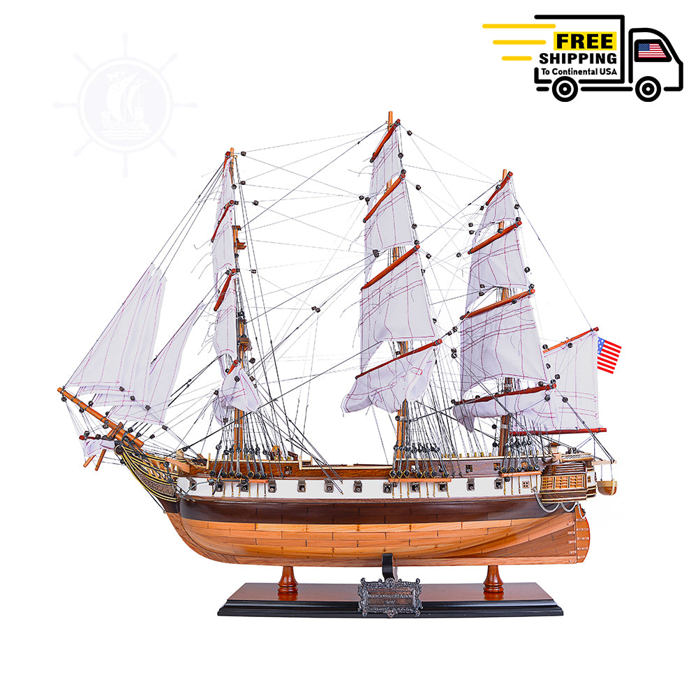 USS CONSTELLATION MODEL SHIP MEDIUM | Museum-quality | Fully Assembled Wooden Ship Models
