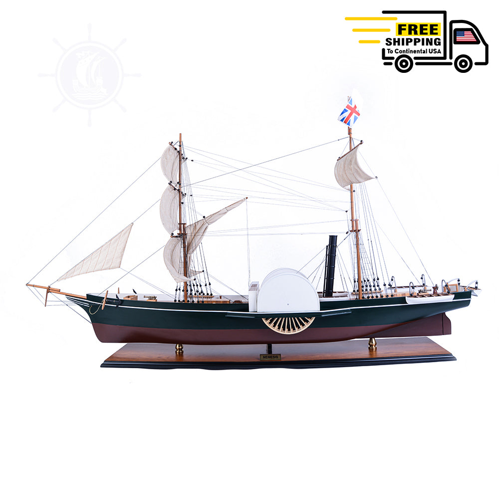 NEMESIS MODEL SHIP | Museum-quality | Fully Assembled Wooden Ship Models