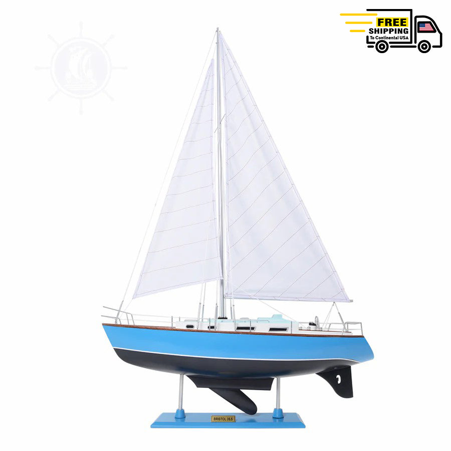 BRISTOL YACHT Model Yacht | Museum-quality | Partially Assembled Wooden Ship Model