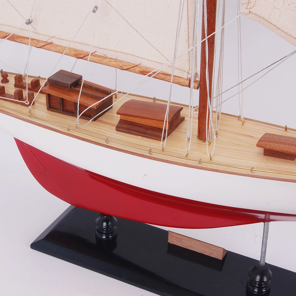 Ranger Painted Large Sailboat Schooner Yacht Model