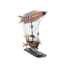 Load image into Gallery viewer, STEAMPUNK AIRSHIP MODEL | scale model aircraft | Miniatures |Vintage arts and crafts for decoration
