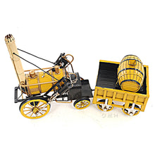 Load image into Gallery viewer, 1829 YELLOW STEPHENSON ROCKET STEAM LOCOMOTIVE | scale model aircraft | Miniatures |Vintage arts and crafts for decoration
