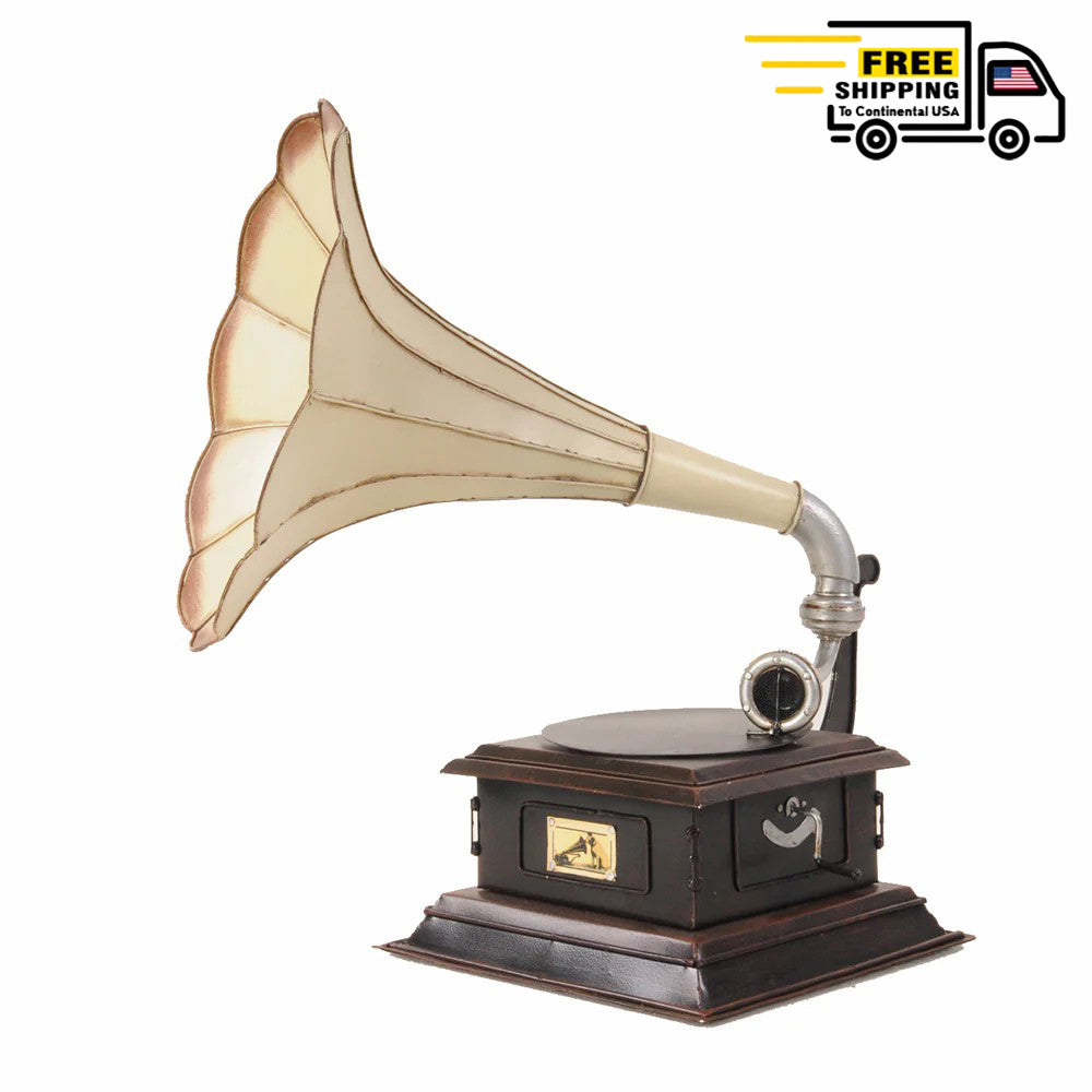 1911 HMV GRAMOPHONE MONARCH MODEL V DISPLAY-ONLY | scale model aircraft | Miniatures |Vintage arts and crafts for decoration