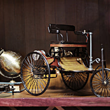 Load image into Gallery viewer, 1886 YELLOW &amp; BLACK BENZ CAR| scale model aircraft | Miniatures |Vintage arts and crafts for decoration
