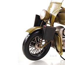 Load image into Gallery viewer, 1942 YELLOW MOTORCYCLE 1:12 | scale model aircraft | Miniatures |Vintage arts and crafts for decoration
