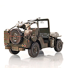 Load image into Gallery viewer, GREEN 1940 WILLYS-OVERLAND JEEP 1:12| scale model aircraft | Miniatures |Vintage arts and crafts for decoration
