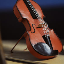 Load image into Gallery viewer, ORANGE VINTAGE VIOLIN 1:2 | scale model aircraft | Miniatures |Vintage arts and crafts for decoration
