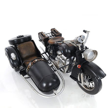 Load image into Gallery viewer, BLACK VINTAGE MOTORCYCLE | scale model aircraft | Miniatures |Vintage arts and crafts for decoration
