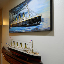 Load image into Gallery viewer, TITANIC 3D PAINTING | scale model aircraft | Miniatures |Vintage arts and crafts for decoration
