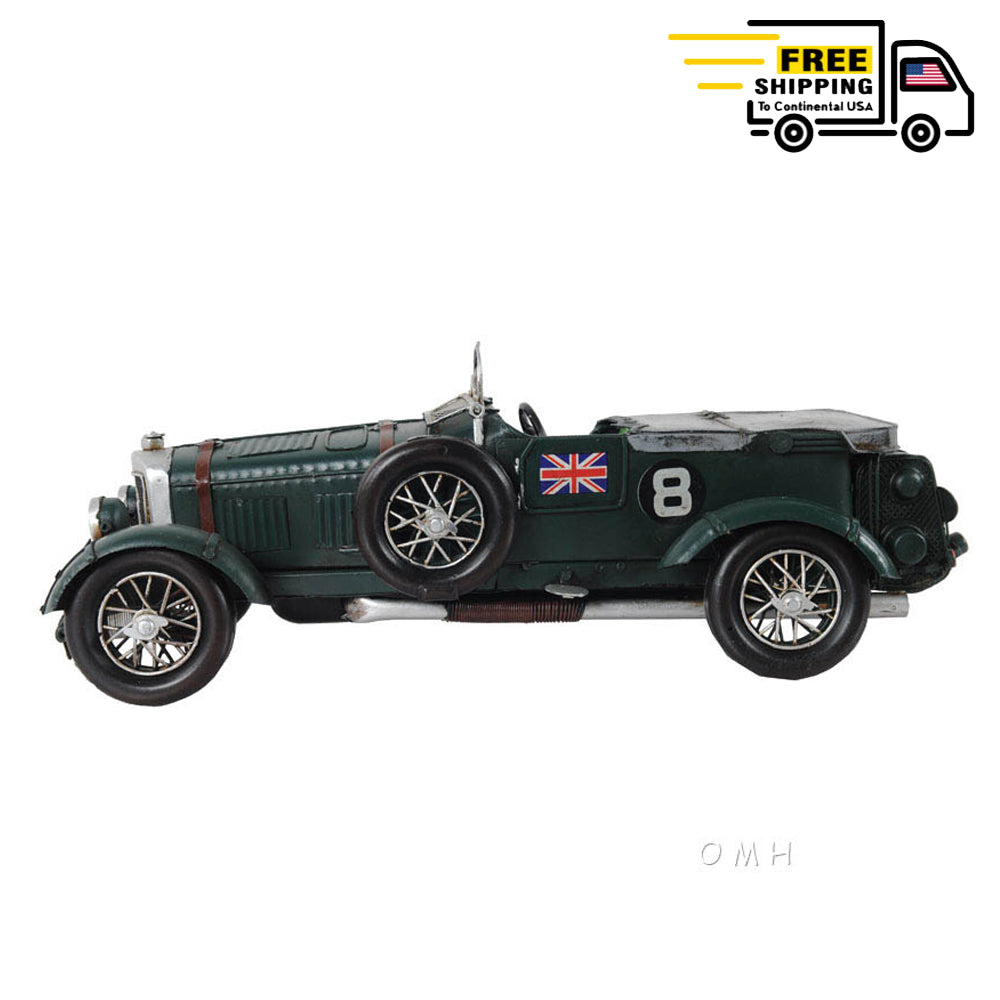 1930 BLOWER 4.5L LEMANS CAR MODEL | scale model aircraft | Miniatures |Vintage arts and crafts for decoration