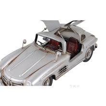 Load image into Gallery viewer, MERCEDES BENZ 300L GULLWING SILVER MODEL | scale model aircraft | Miniatures |Vintage arts and crafts for decoration
