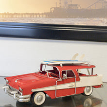 Load image into Gallery viewer, 1957 FORD COUNTRY SQUIRE STATION WAGON RED | scale model aircraft | Miniatures |Vintage arts and crafts for decoration
