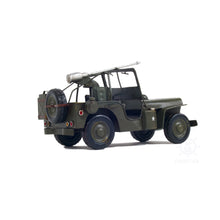 Load image into Gallery viewer, 1941 WILLYS MB OVERLAND JEEP GREEN METAL HANDMADE | scale model aircraft | Miniatures |Vintage arts and crafts for decoration
