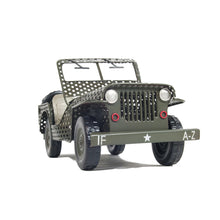 Load image into Gallery viewer, 1945 WILLYS CJ-2A OVERLAND OPEN FRAME JEEP MODEL| scale model aircraft | Miniatures |Vintage arts and crafts for decoration
