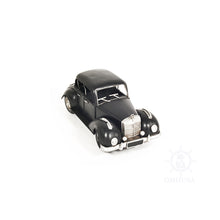 Load image into Gallery viewer, 1937 PLYMOUTH P4 DELUXE BLACK METAL MODEL CAR | scale model aircraft | Miniatures |Vintage arts and crafts for decoration
