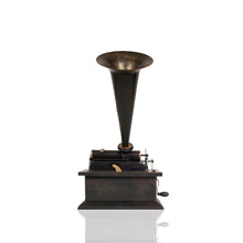 Load image into Gallery viewer, 1901 EDISON STANDARD MODEL A NEW STYLE PHONOGRAPH DISPLAY-ONLY | Miniatures |Vintage arts and crafts for decoration
