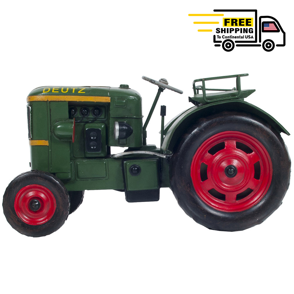 DEUTZ F4L 514 MODEL TRACTOR METAL HANDMADE | scale model aircraft | Miniatures |Vintage arts and crafts for decoration