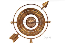 Load image into Gallery viewer, BRASS ARMILLARY 8 INCHES |Replica of Armillary | Vintage arts and crafts for decoration
