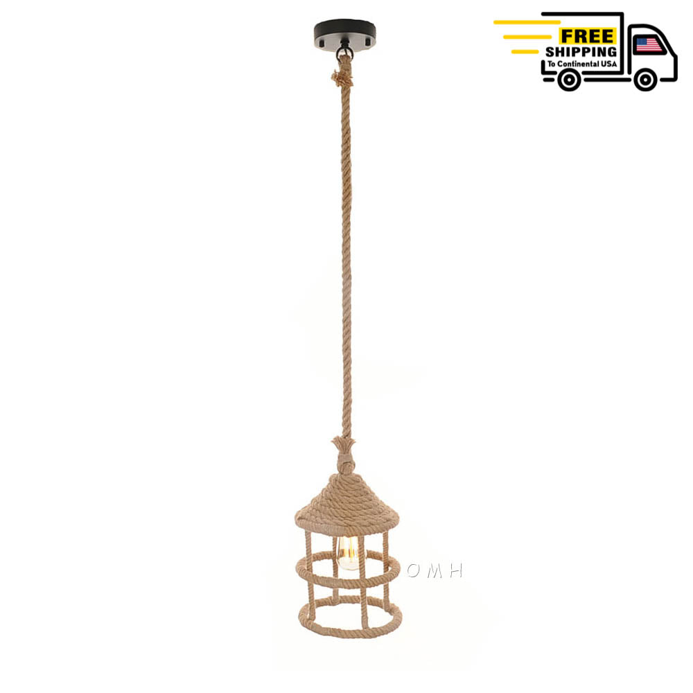 Rope Pendant Lamp | Stylish and Functional Home Decor