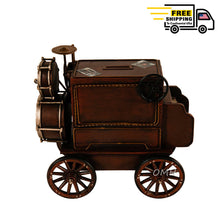 Load image into Gallery viewer, METAL MUSIC CAR COIN BANK MODEL | scale model aircraft | Miniatures |Vintage arts and crafts for decoration
