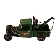 Load image into Gallery viewer, HANDMADE VINTAGE TOW TRUCK MODEL | scale model aircraft | Miniatures |Vintage arts and crafts for decoration
