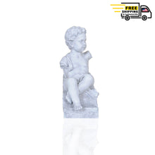 Load image into Gallery viewer, ANNE HOME - BOY SITTING STATUE | scale model aircraft | Miniatures |Vintage arts and crafts for decoration
