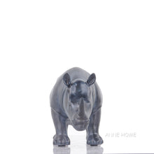 Load image into Gallery viewer, ANNE HOME - RHINOCEROS STATUE | scale model aircraft | Miniatures |Vintage arts and crafts for decoration
