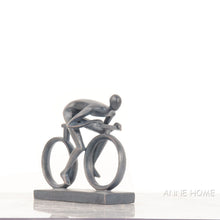 Load image into Gallery viewer, ANNE HOME - CYCLIST STATUE | scale model aircraft | Miniatures |Vintage arts and crafts for decoration
