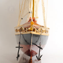 Load image into Gallery viewer, BLUENOSE II PAINTED L Model Yacht | Museum-quality | Partially Assembled Wooden Ship Model
