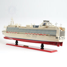 Load image into Gallery viewer, DIAMOND PRINCESS CRUISE SHIP MODEL | Museum-quality Cruiser| Fully Assembled Wooden Model Ship
