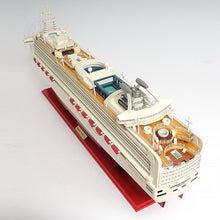 Load image into Gallery viewer, DIAMOND PRINCESS CRUISE SHIP MODEL | Museum-quality Cruiser| Fully Assembled Wooden Model Ship

