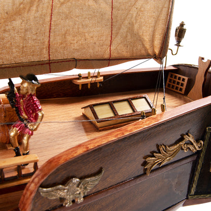 PIRATE SHIP MODEL SHIP EXCLUSIVE EDITION | Museum-quality | Fully Assembled Wooden Ship Models
