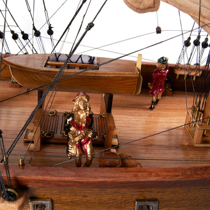 PIRATE SHIP MODEL SHIP EXCLUSIVE EDITION | Museum-quality | Fully Assembled Wooden Ship Models