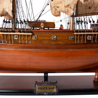 PIRATE SHIP MODEL SHIP EXCLUSIVE EDITION | Museum-quality | Fully Assembled Wooden Ship Models