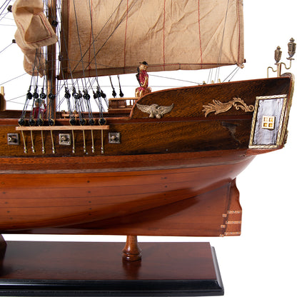 PIRATE SHIP MODEL SHIP EXCLUSIVE EDITION | Museum-quality | Fully Assembled Wooden Ship Models
