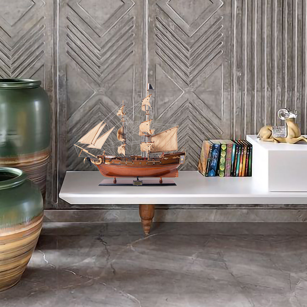 PIRATE SHIP MODEL SHIP EXCLUSIVE EDITION | Museum-quality | Fully Assembled Wooden Ship Models