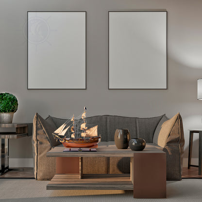 PIRATE SHIP MODEL SHIP EXCLUSIVE EDITION | Museum-quality | Fully Assembled Wooden Ship Models