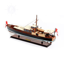 Load image into Gallery viewer, DOLPHIN MODEL BOAT PAINTED | Museum-quality | Fully Assembled Wooden Model boats
