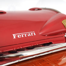 Load image into Gallery viewer, FERRARI HYDROPLANE MODEL BOAT READY FOR RC | Museum-quality | Fully Assembled Wooden Model boats
