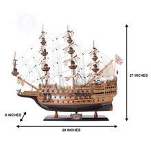 Load image into Gallery viewer, SOVEREIGN OF THE SEAS MODEL SHIP MID SIZE | Museum-quality | Fully Assembled Wooden Ship Models

