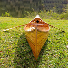 Load image into Gallery viewer, COLUMBIA CANOE 18&#39; | Wooden Kayak |  Boat | Canoe with Paddles for fishing and water sports
