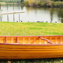 Load image into Gallery viewer, COLUMBIA CANOE 18&#39; | Wooden Kayak |  Boat | Canoe with Paddles for fishing and water sports
