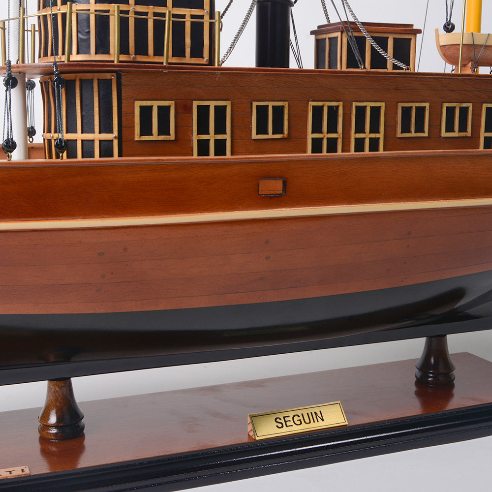SEGUIN MODEL BOAT | Museum-quality | Fully Assembled Wooden Model boats